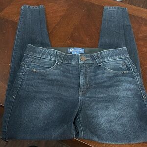 Democracy Ab Solution Stretch Denim Skinny Leg, Tummy Control Jeans - Sz 8